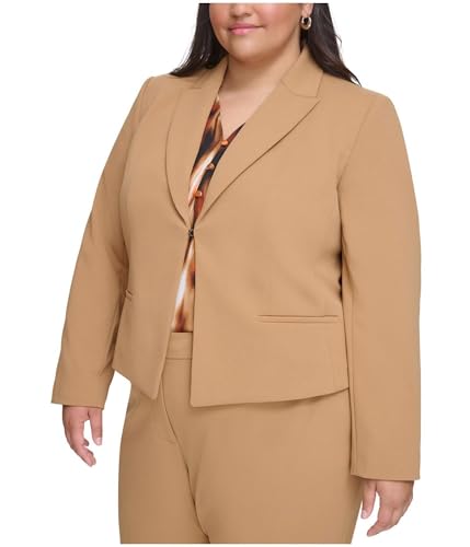Blazer court grande taille femme veste courte manches longues contre l'effet ample