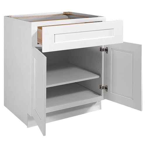 Image of Design House Brookings Kitchen Base Cabinet, 33 inch, White