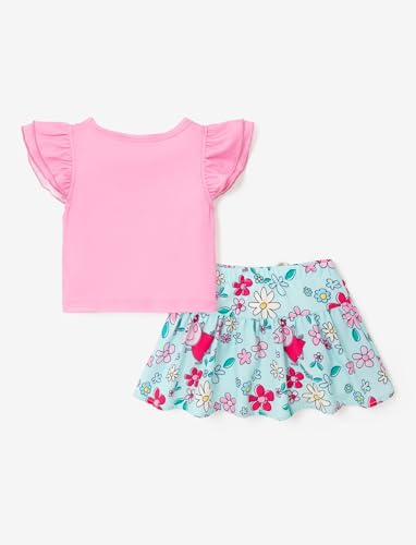 Image of Peppa Pig Toddler Girls Skirt Sets Top Shirt and Skirt for Birthday Party