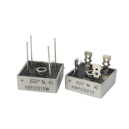 Pila de puente DIP KBPC2510, juego de 2 unidades rectificadoras para placas de circuito