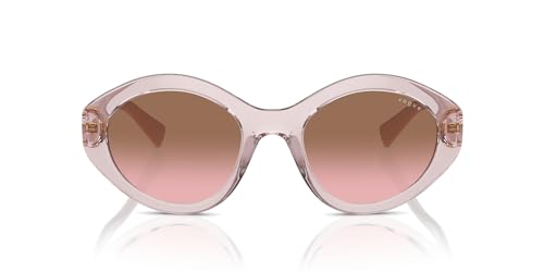 Vogue Eyewear VO5576SB Sunglasses, Transparent Pink/Pink Gradient Brown, 52 mm