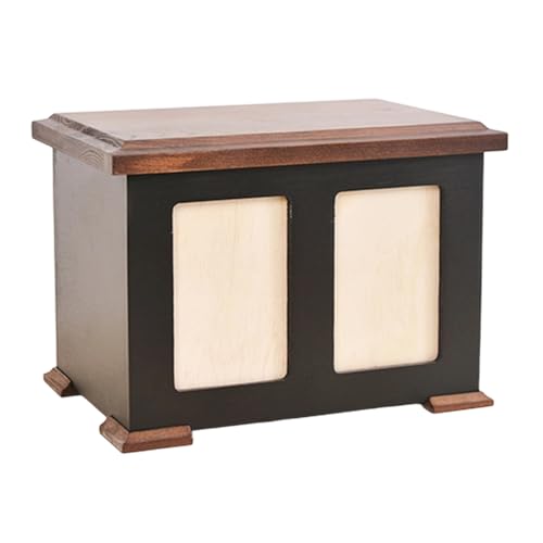 ペット骨壷棺灰木箱棺メモリアル小さな骨壷コンテナ火葬ボックス