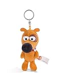 NICI 44230 Schlüsselanhänger Hund Pat 10cm, braun