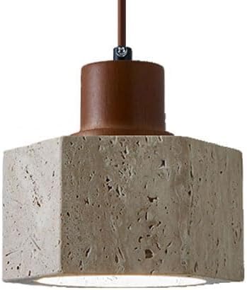 Suspension marbre moderne E26 avec hauteur réglable style industriel