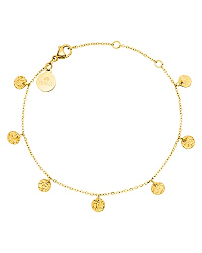 Purelei® Malihini Coin Armband (Gold) – Elegantes, verspieltes Damen...