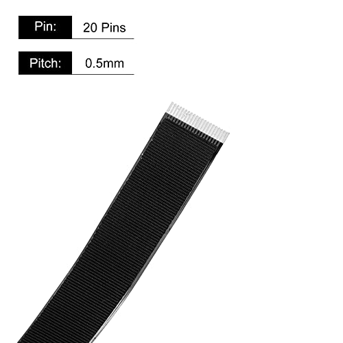 Cable flexible plano 20 pines 0.5mm pitch 100mm largo pack 2 miniatura 3
