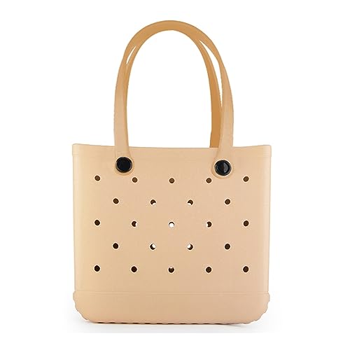 EVA Medium Tote Travel Bag Waterproof Moisture Resistant Simple Style Suitable for Dating Shopping Casual Beach