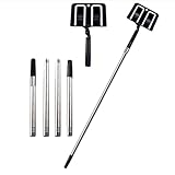 Adjustable Angle Durable Spray Shield Holder Set,Spray Paint Handle Paint Shield，Cardboard Spray Shield Holder with Pole ，Putty Spray Anti-Splash Block Tool,for Multiple Types of Shields (B)