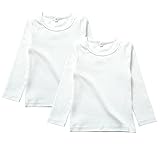 [KISBINI] 子供服 キッズ トレーナー 女の子 男の子 長袖tシャツ 綿 ホットコット カラータイツ あったかインナー 無地 ヒートテック ロンt 体操服 肌着 春秋冬 ハロウィン白2 160