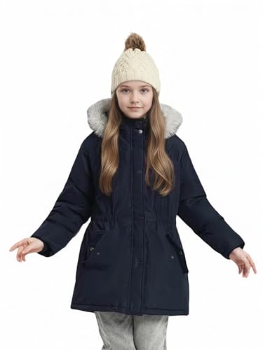 solomate Girls Winter Coats with Hood - Girls' Outerwear Winter Puffer Heavyweight Fleece Lined Jackets & Coats for Kids4
