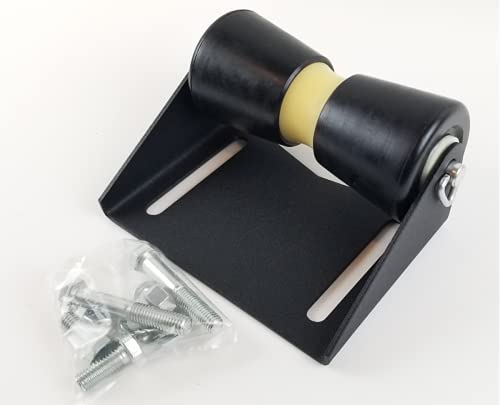 SHORE LAND'R Shorelander TA0011-16 8 Inch Keel Roller Bracket Assembly - Textured Matte Black