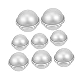 Gogogmee 16 Stück Badesalzkugel Formenset Aluminiumlegierung Multifunktional Für Selbstgemacht...