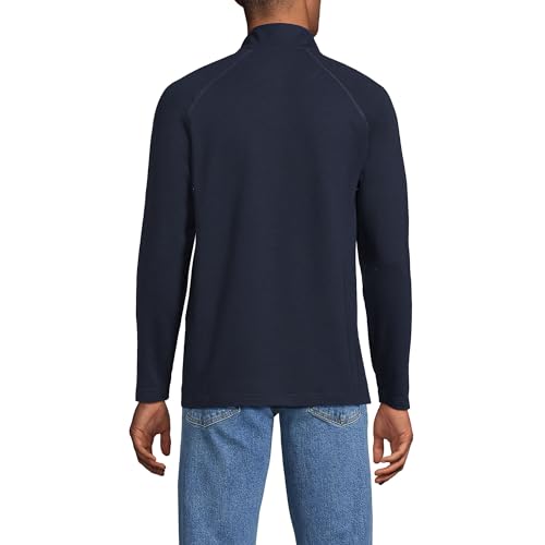 Lands' End Men's Long Sleeve Raglan Hybrid Quarter Zip2