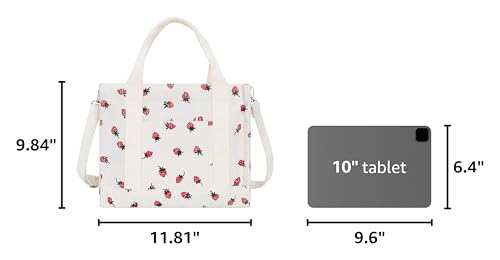 Image of Corduroy Tote Bag Small Satchel Bag for Women Crossbody Bag Purse with Zipper Casual Hobo Handbag
