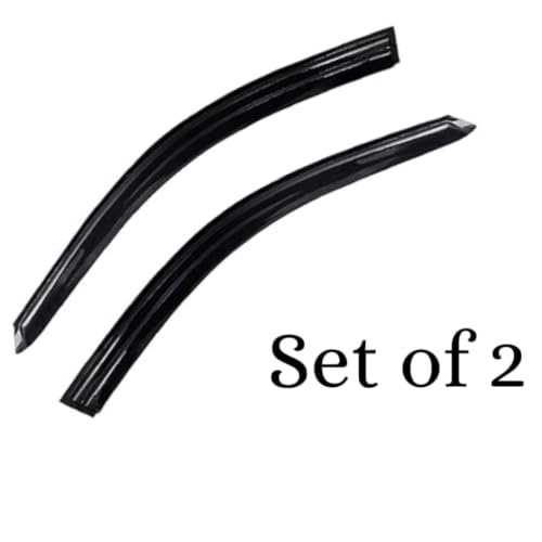 Image of Premium Non-Breakable Car Window Door Visor /Rain Guard /Wind Deflector Compatible for (TATA IRIS 2pcs)