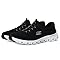 Skechers Glide-Step-Resilience Sneaker, Black-White, 7 W