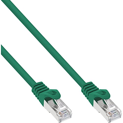 InLine 72500G Patch Cord, SF/UTP, Cat.5e, Green, 10m EOl Cables Patch Cables