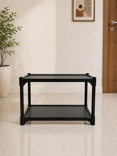 Image of YouCopia 1 Tier Book Self Portable Book Shelf, Kids Books Racks for Home Plastic, Bookshelf for Home, Book Shelves, Stand, Organizer, Book Rack for Study Room /Library /Bedroom New