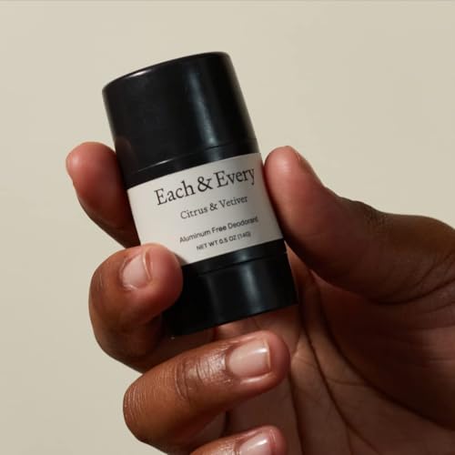 Each & Every All Natural Aluminum-Free Deodorant - The Mini Starter Set (5 Pack, 0.5 Oz)