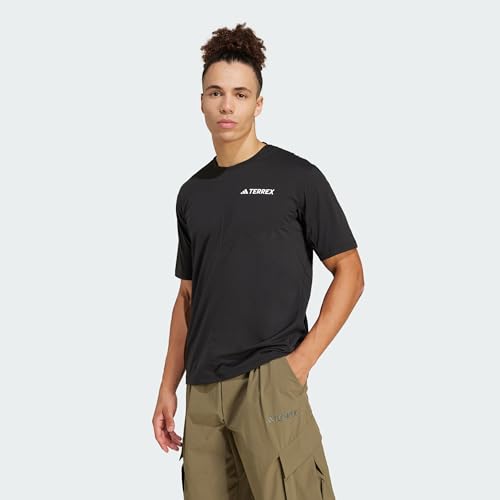 adidas Men's Terrex Multi Climacool T-Shirt, Black, L