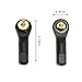 Maxmoral 5pcs M3 Bent Rod Ends Axial Width Balls for RC Car