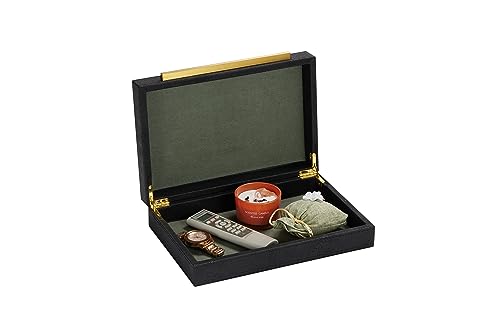Generic Kingflux Black Shagreen Leather Decorative Box thumb #2