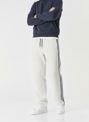 Image of dockstreet Men's /Unisex Open Bottom Drawstring Pure Cotton Stretchable Baggy Jogger Pants