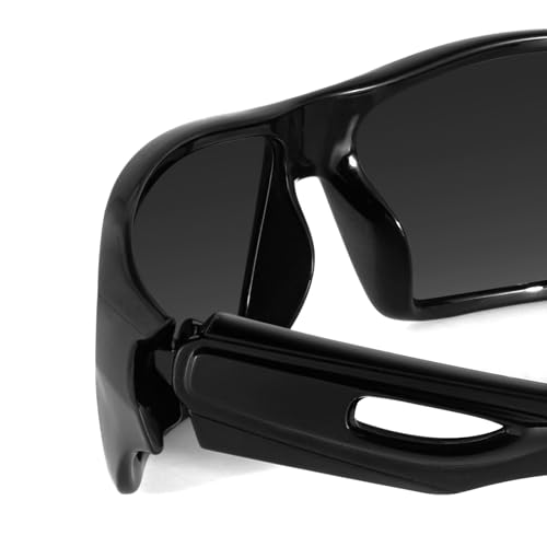 MAXJULI Polarized Wrap Around Sports Sunglasses for Big Heads Men Women UV400 Protection Sun Glasses 82324