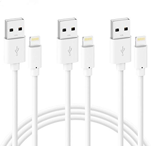 ilikable 3 Pack 6ft Lightning Cable, Apple MFi Certified iPhone Charger Cable, Compatible