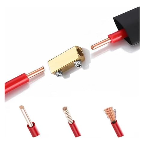 Rtfzcw 10Pcs 4 Gauge Copper Clamp Kit Cover