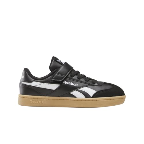 Reebok(リーボック) ユニ ベビー キッズ クラシック ナイロンスニーカー, ブリーチイエロー/ホワイト。, 4.5 Infant