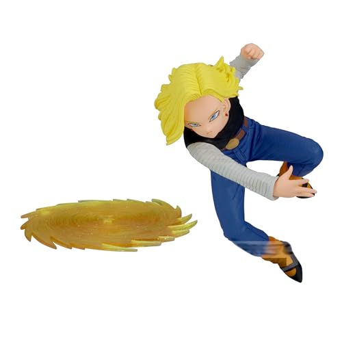 Banpresto Figura de Acción Android 18 Dragon Ball Z - Gxmateria 13 cm - Multicolor BP89294P - Figura Coleccionable - Ideal para los fanaticos del Anime.