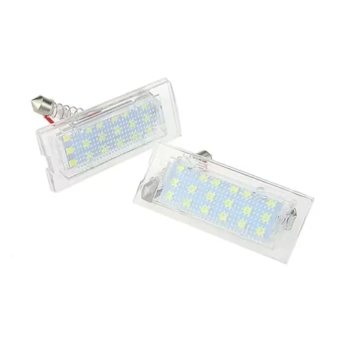 Lámpara matrícula LED blanca libre de error en cuadro para BMW X5 y X3