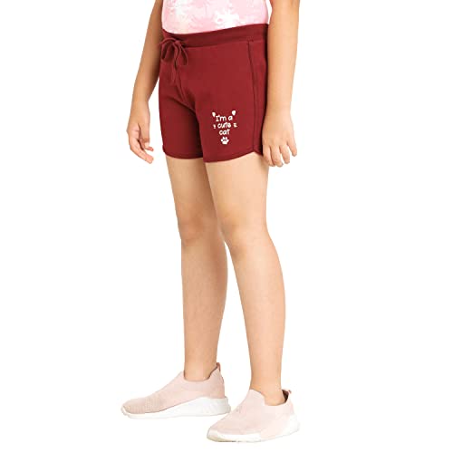 Image of Real Basics Premium Multicolour Cotton Shorts for Girls (Pack of 5)