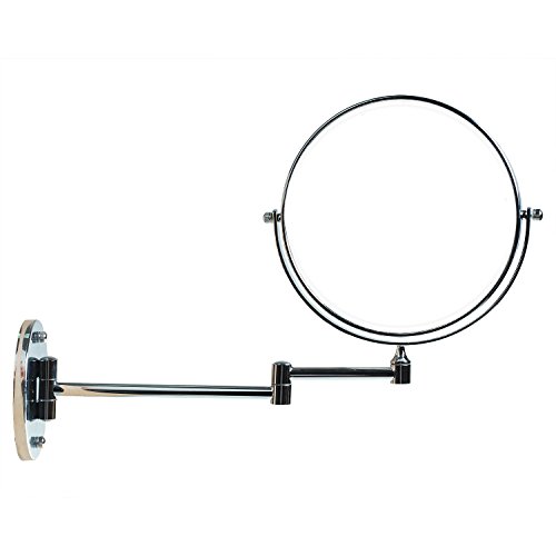 Vera metallo cromato Specchio da Parete, colore cromato. Una struttura solida e potente. È liscio, resistente all'usura. Pulizia più facile, lunga vita. Scelta ideale per l'ambiente bagno, camera da letto. Design elegante, sarebbe adatto per ogni famiglia e hote, eccetera.