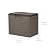 IRIS USA 35-Gallon Outdoor Deck Storage Box, Lockable & UV-Protected, Weather-Resistant Patio Storage for Cushions, Garden Tools & Packages, Waterproof Resin, Durable & Stylish Design - Brown