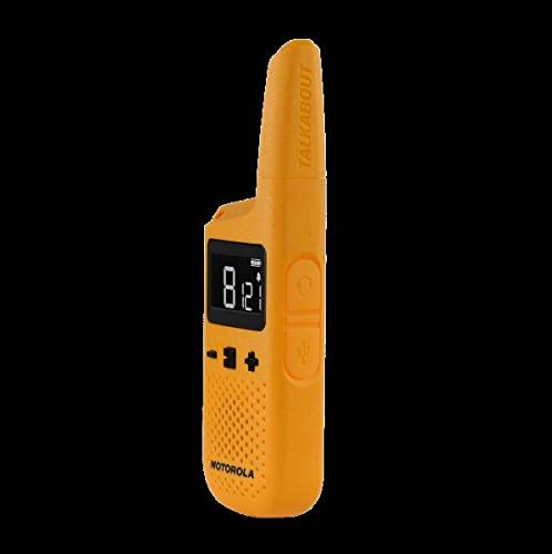 MOTOROLA Solutions - Set von 2 Walkie-Talkies - TALKABOUT T72 - PMR446 - Gelb - Weite Reichweite - IP54 Bewertung - Ideal für Wanderungen