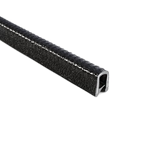 Image of Trim-Lok 1640SB3-708-100 PVC /Metal Range Fit Trim, 0.3900 inch Height, Fits Edge 0.090 inch to 0.190 inch, 100' Length