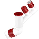 AKNBFIBN 洗濯機用防臭床排水管 4個セット 360度回転式下水管 壁排水 防虫スクリーン 逆流防止 B