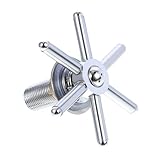 WHAMVOX Lavavajillas de Vaso de Acero Inoxidable para Barra Enjuagador Automático de Alta Presión Limpiador para Copas y Botellas Fácil Instalación para Cocina y Bar