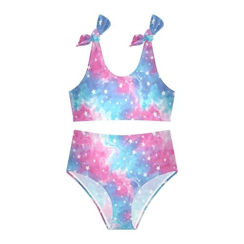 Image of Boccsty Cute Crab Red Blue Girls Swimsuits Kids Bikini Sets 2 Pcs Bathing Suit for 3T
