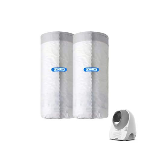 40 Pack CATLINK Trash Bags for Automatic Cat Litter Box for Scooper Young & Luxury PRO & Ultra Not Suitable for Scooper SE & SE LITE