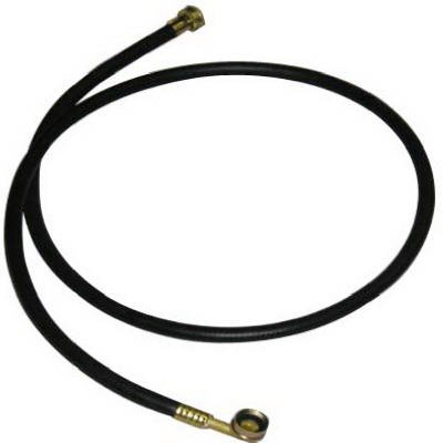 Master Plumber Abbott Rubber Wa6107106 Washing Machine Hose with 90-Degree Elbow, 3/8 inches X 6 ft. - Quantity 1