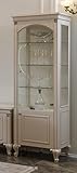 Material: Holz Vitrine Glasschrank Holz Schränke Wohnzimmer Vitrinen Italienische Luxus Möbel