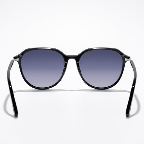 Stylish Round Metal Sunglasses for Men Women Fashion Retro Circle Frame Shades for Driving Outdoor Daily UV4004