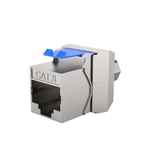 Module RJ45 CAT8 idéal pour installer une prise Ethernet murale dans son bureau de télétravail