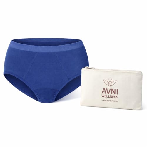 Image of Avni - Washable Period Panty | Pack of 1 | Breathable Bamboo Fabric | Medium to Heavy Flow | Protection up to 10 hrs | No Leaks, No Stains | High Waist Underwear for Women | Reusable for 2 yrs