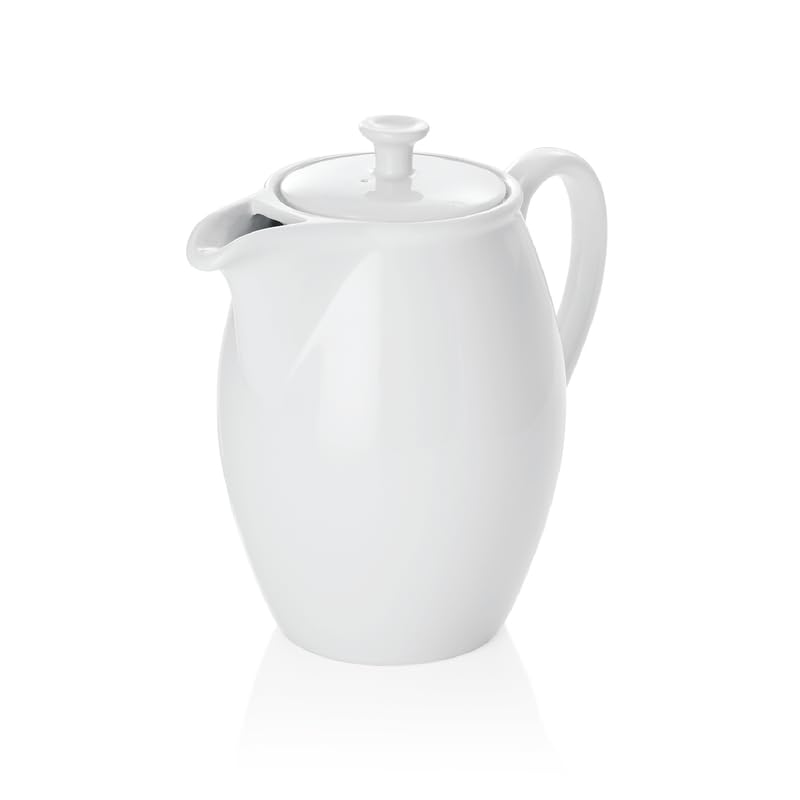 4x Kaffeekanne 1,95 l, weiß, Porzellan