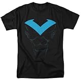 Popfunk Batman Nightwing Costume Unisex Adult T-Shirt - Black - Medium