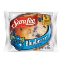 Chef Pierre Individually Wrapped Whole Grain Blueberry Muffin, 2 Ounce -- 48 per case.